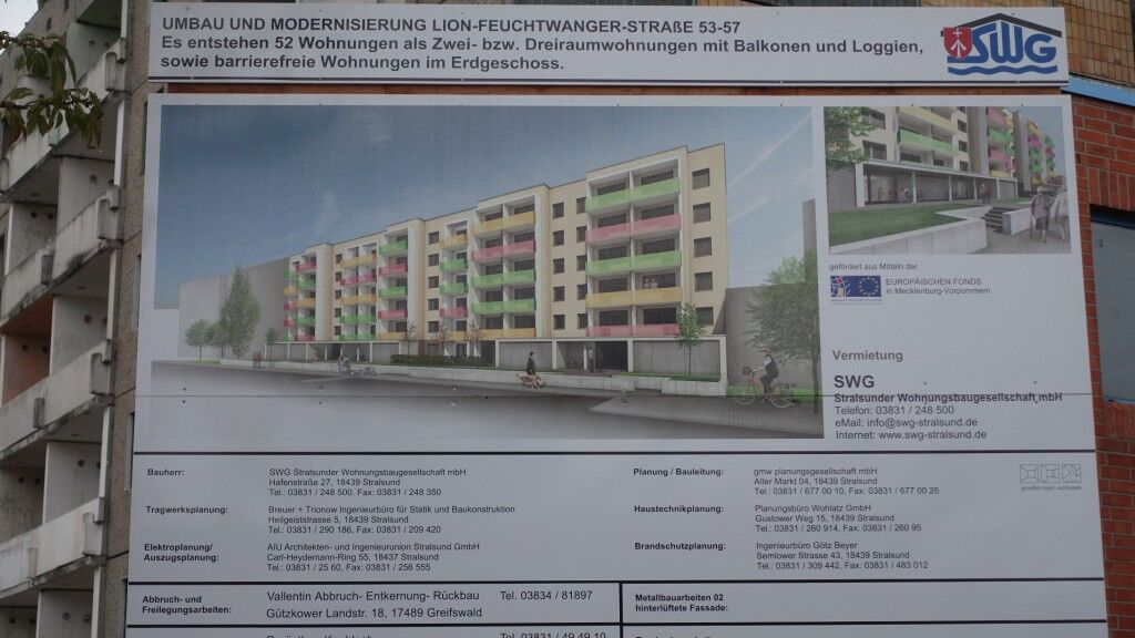 Umbau und Sanierung eines Wohngebäudes in Stralsund